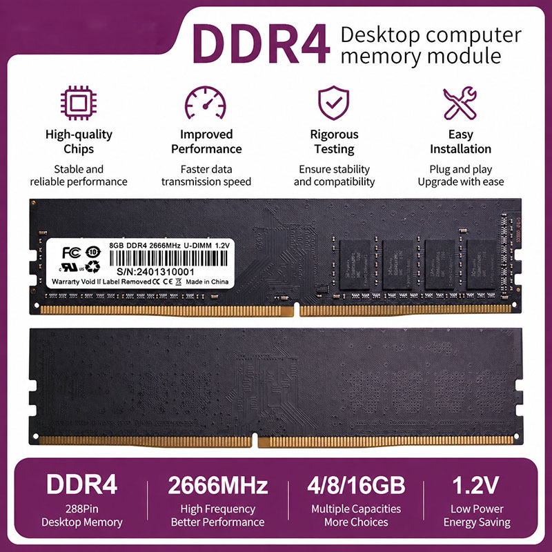 DDR4 RAM 4GB 8GB 16GB PC4 Desk - Memory Ram Upgrade review and price