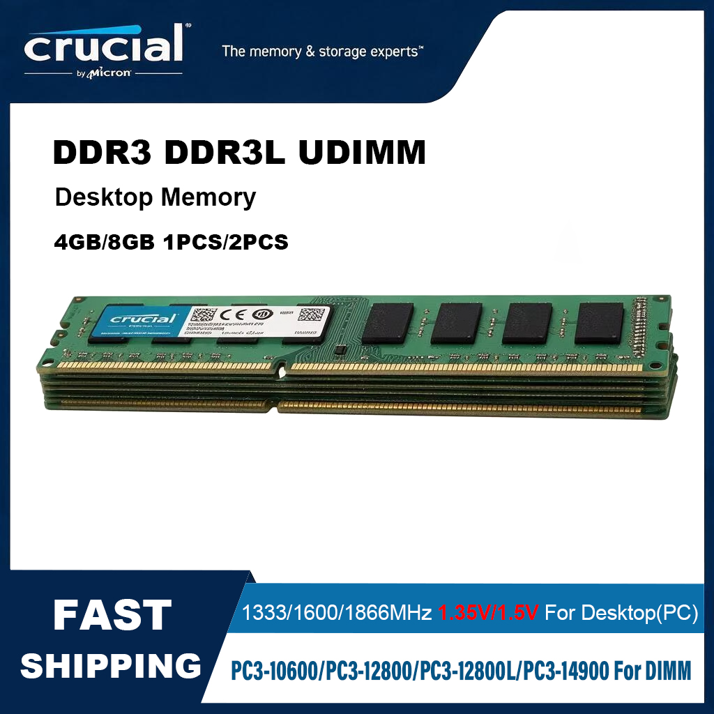 Crucial DDR3 Desktop RAM 4GB 8 - Memory Ram Upgrade review and price