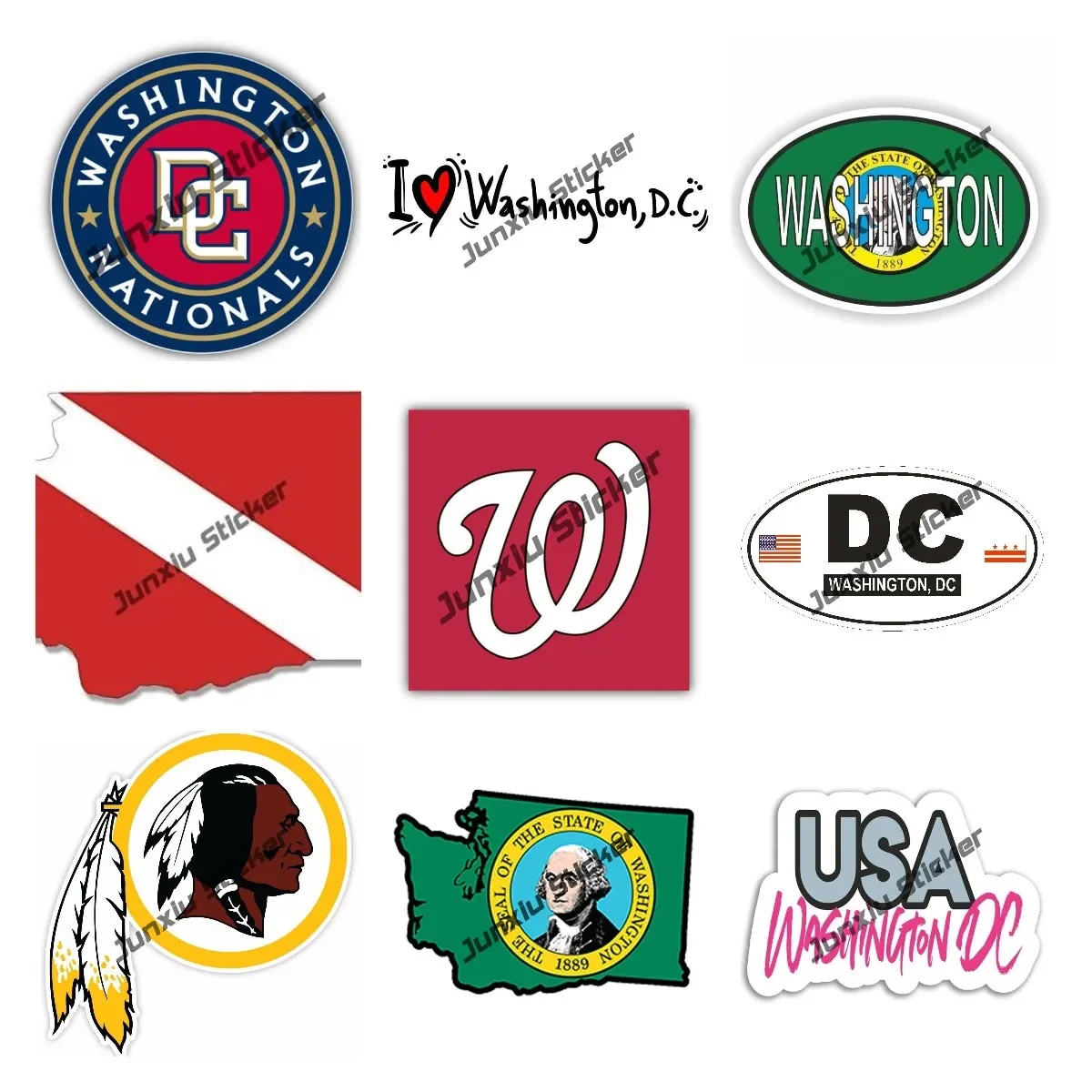 USA Washington Flag Map Car St - Laptop Accessories Logo review and price