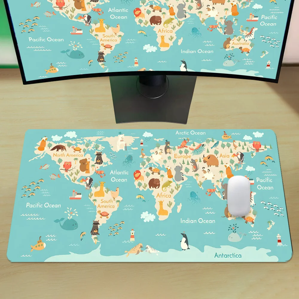 World Map Gaming Mouse Pad Ani - Laptop Accessories World review and price