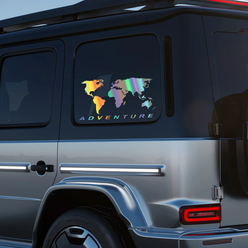 World Map Adventure Car Sticke - Laptop Accessories World review and price