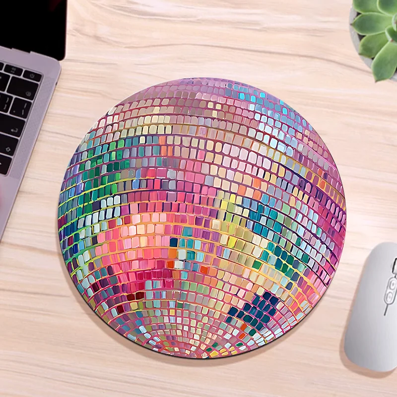 Rubber Round Pink Disco Ball M - Laptop Accessories Pink review and price