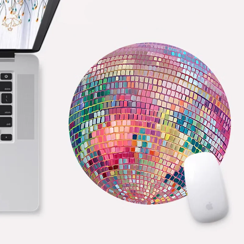 Rubber Round Pink Disco Ball M - Laptop Accessories Pink review and price