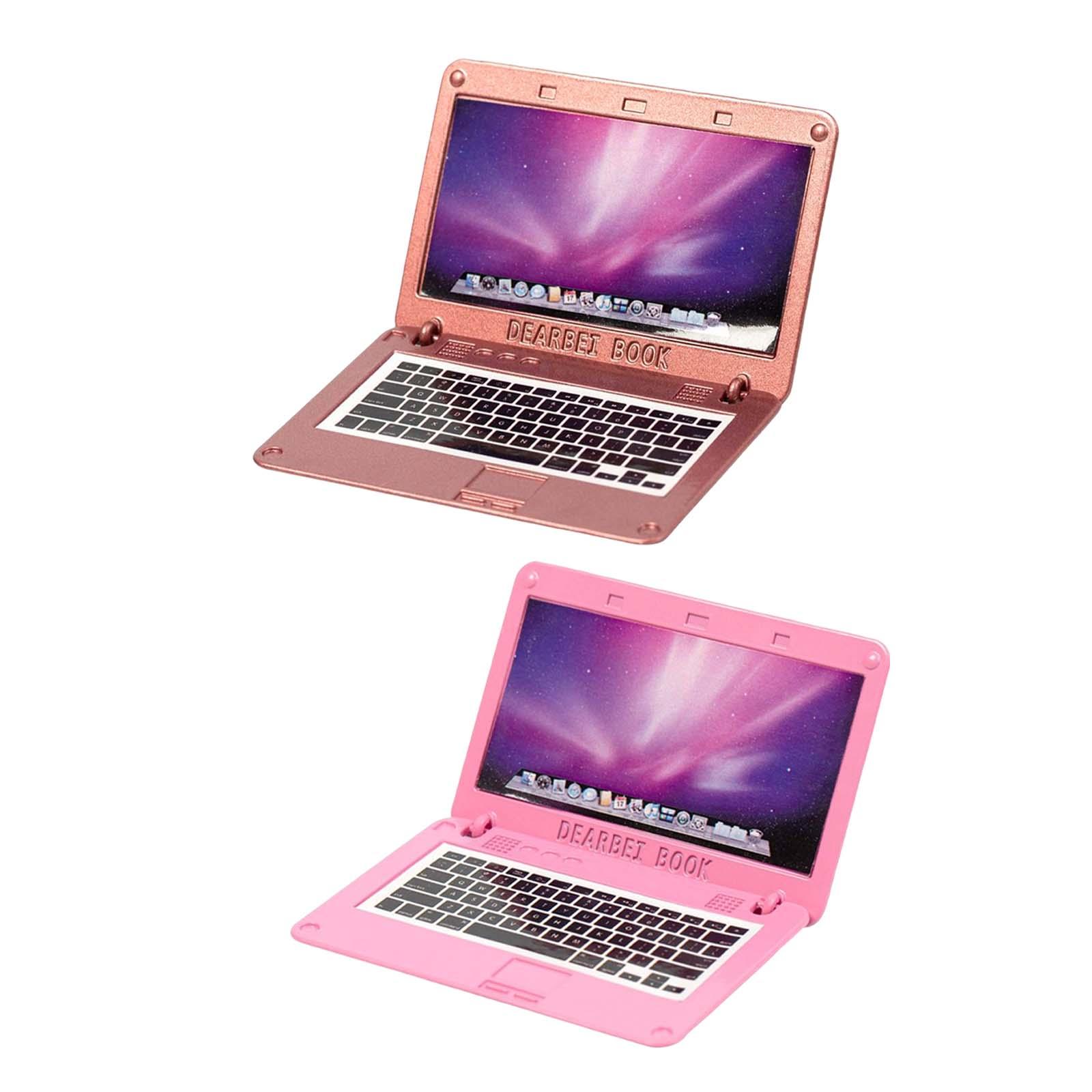 Dollhouse Miniature Laptop Com - Laptop Accessories Pink review and price