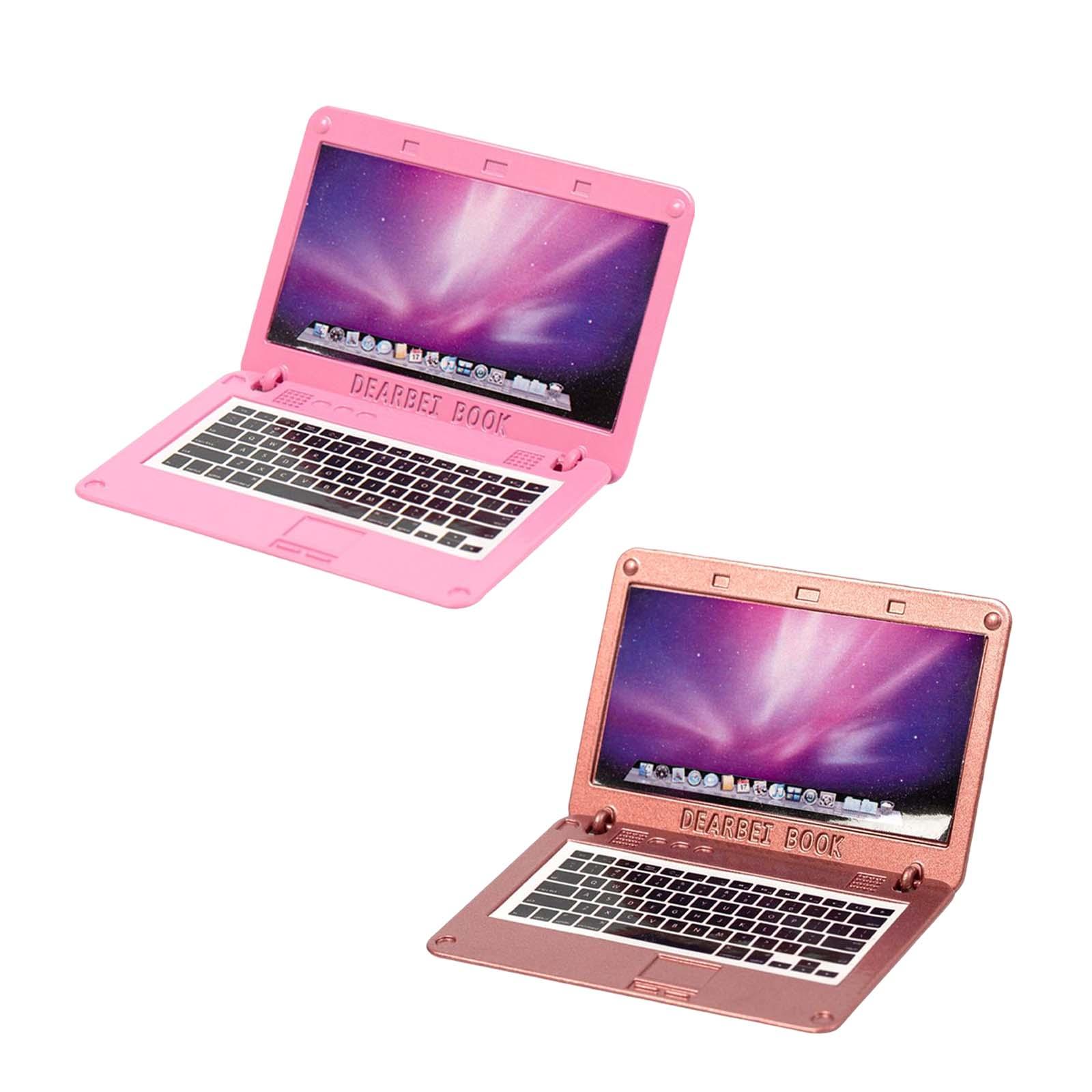 Dollhouse Miniature Laptop Com - Laptop Accessories Pink review and price