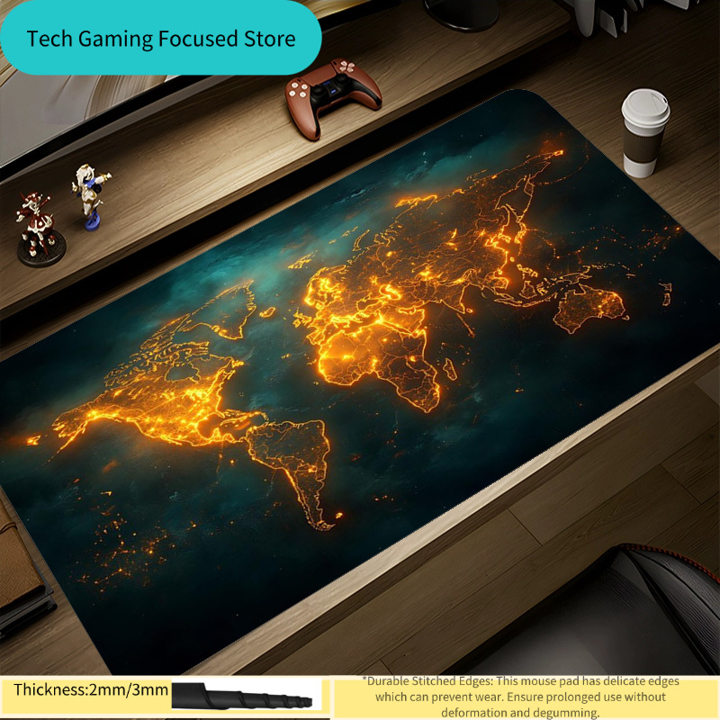 Mouse Pad World Map Mouse Pad  - Laptop Accessories World review and price