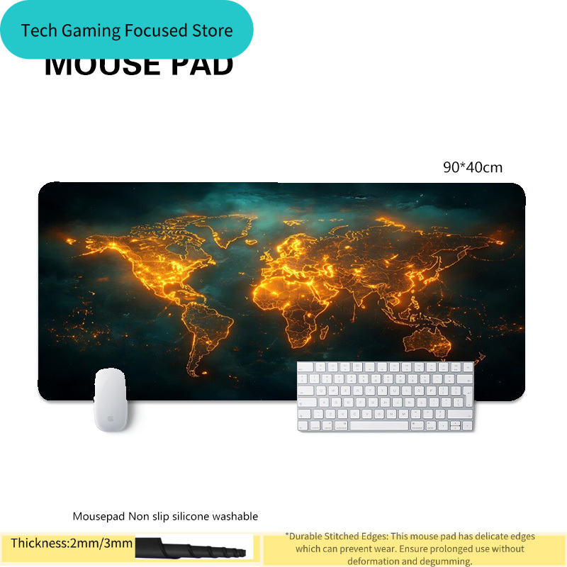 Mouse Pad World Map Mouse Pad  - Laptop Accessories World review and price