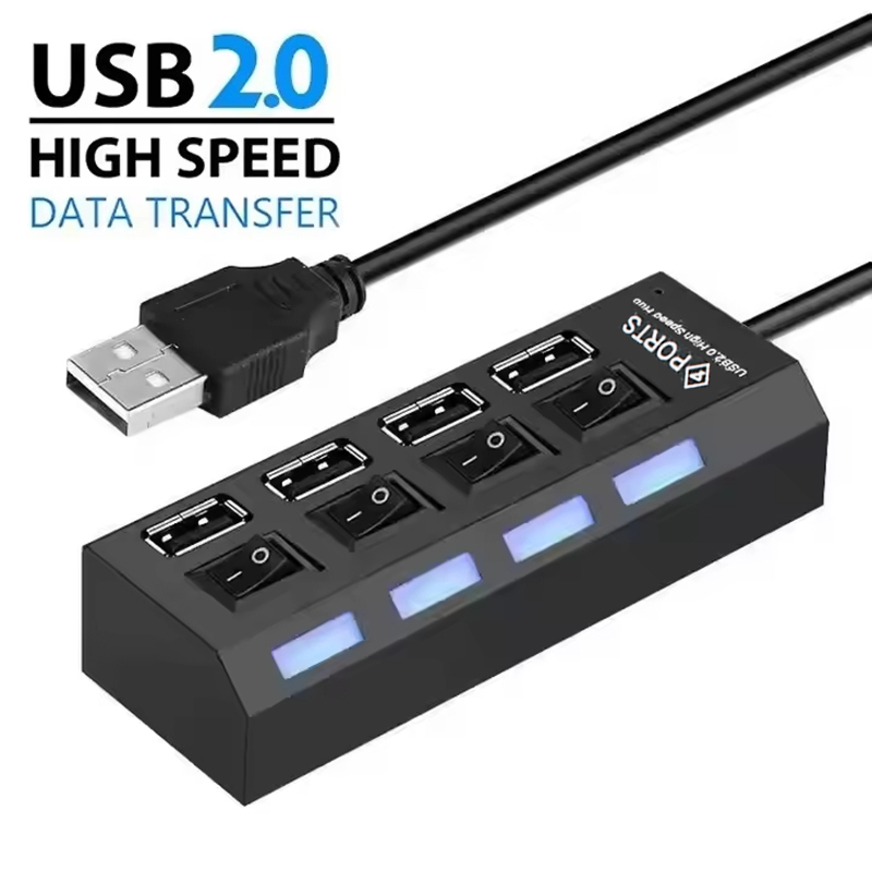 4-Ports USB 2.0 Hub Extension  - Laptop Accessories Kit review and price