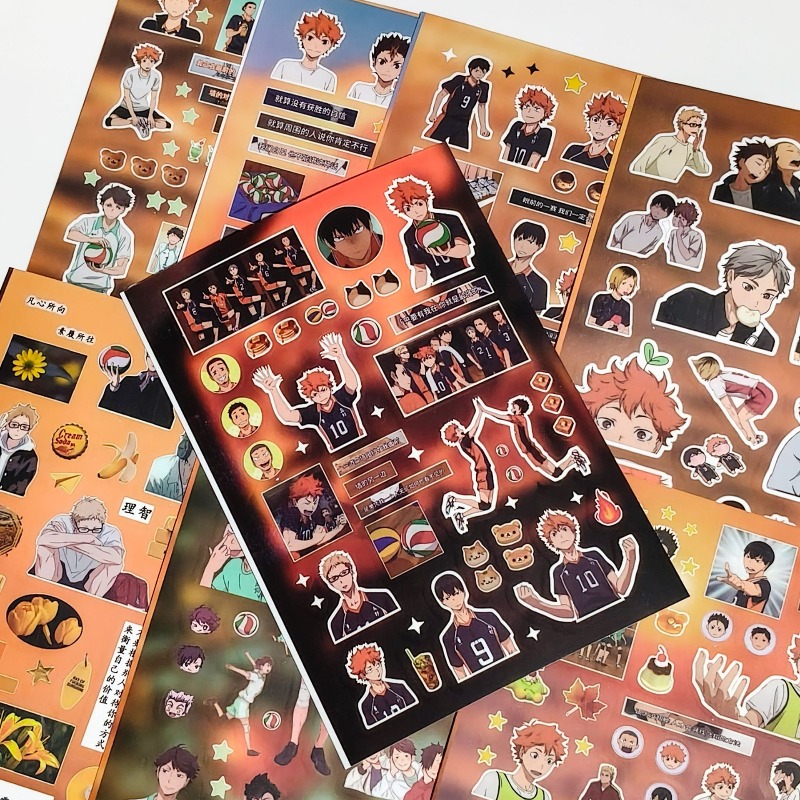 8pcs/set Haikyuu Anime Periphe - Laptop Accessories Kit review and price