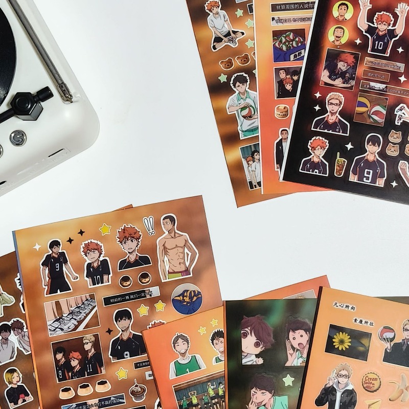 8pcs/set Haikyuu Anime Periphe - Laptop Accessories Kit review and price