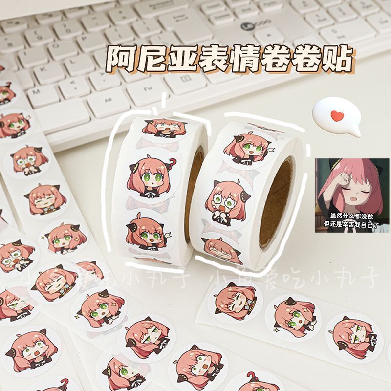 500PCS Spy Family Ania Cute Cu - Laptop Accessories Cover review and price