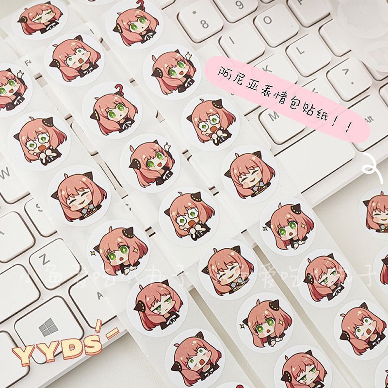 500PCS Spy Family Ania Cute Cu - Laptop Accessories Cover review and price