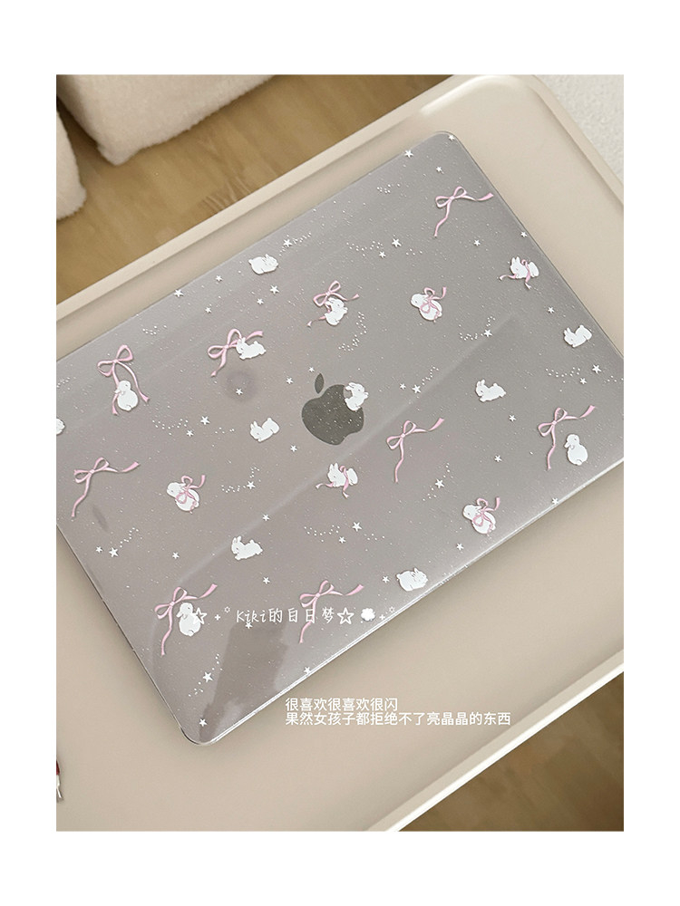 Cute Pink Bow Glitter Laptop C - Laptop Accessories Pink review and price