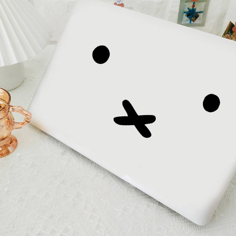 Kawaii Miffy Cartoon Emoji Car - Laptop Accessories Cover review and price