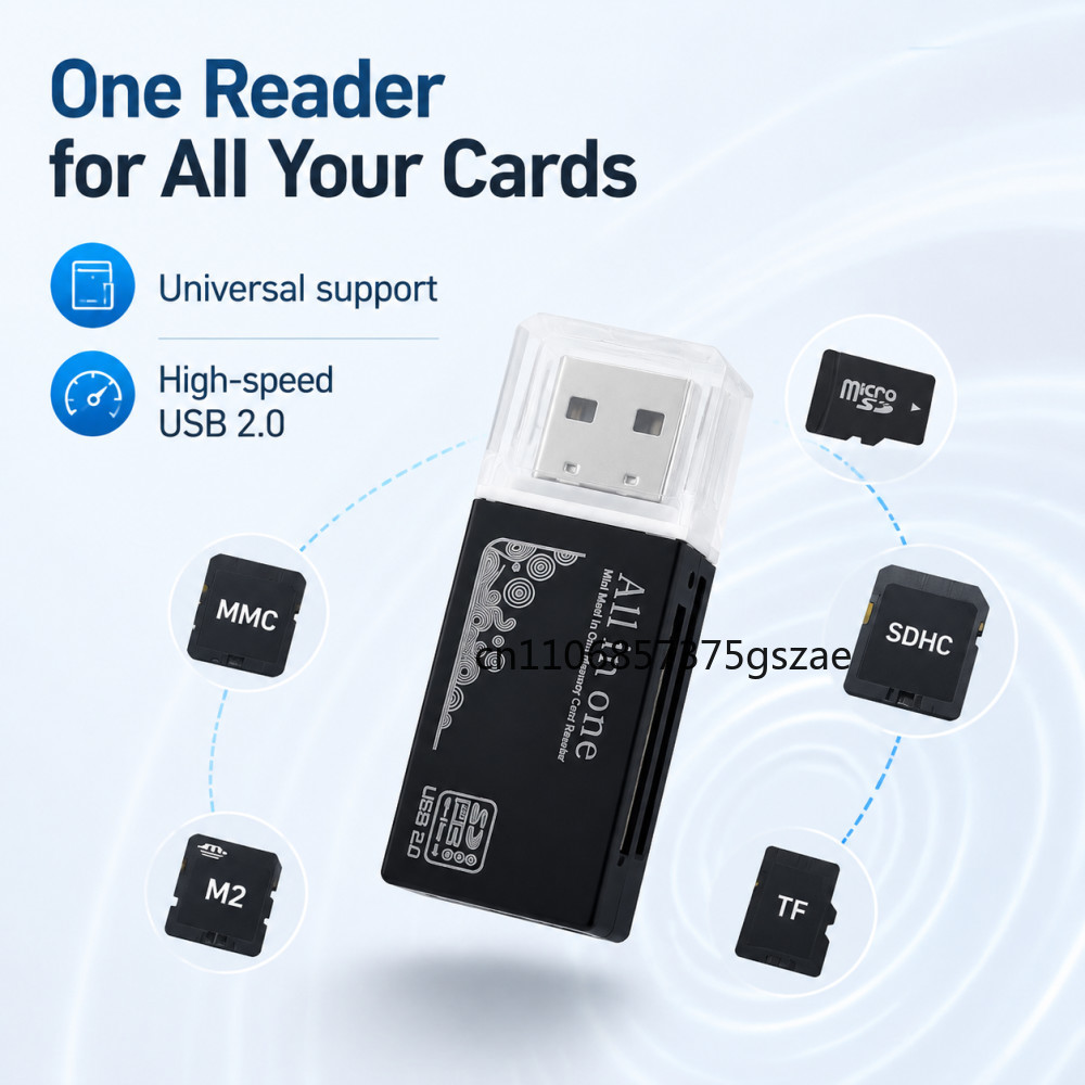 2 in 1 USB2.0 Card Reader Micr - Laptop Accessories World review and price