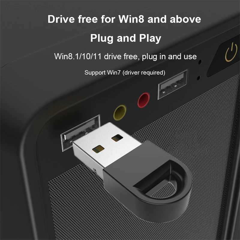 USB Bluetooth 5.1 Adapter USB  - Mini Wireless Mouse review and price