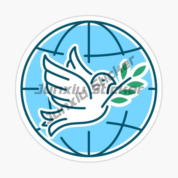 AN IDEA WORLD PEACE Sticker Mo - Laptop Accessories World review and price