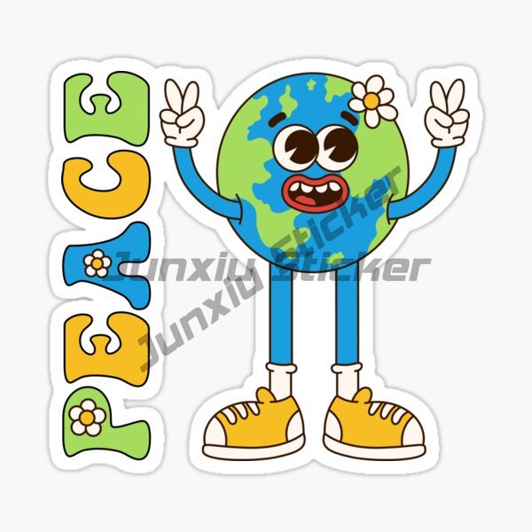 AN IDEA WORLD PEACE Sticker Mo - Laptop Accessories World review and price