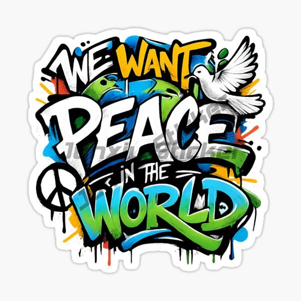 AN IDEA WORLD PEACE Sticker Mo - Laptop Accessories World review and price